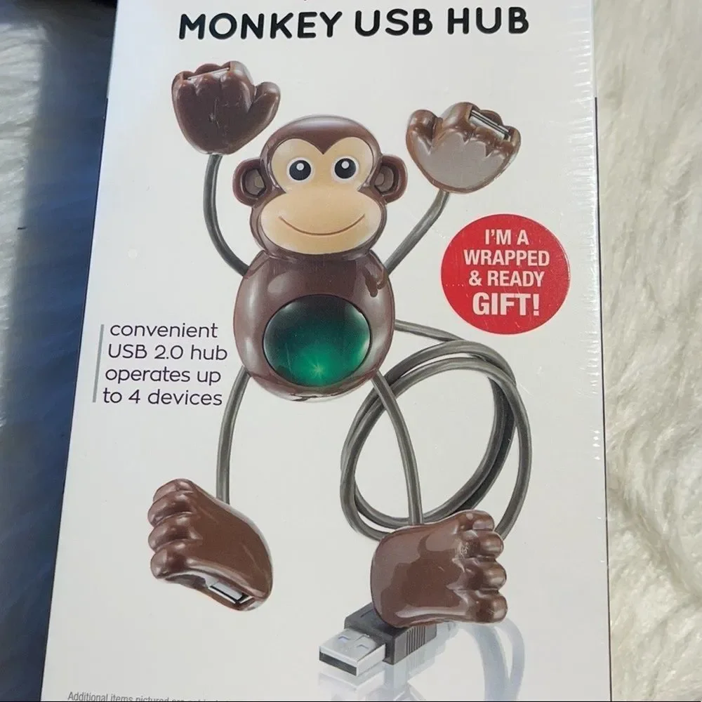 NEW GIZMOZ 4-port Monkey USB Hub